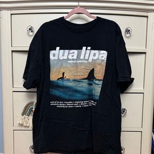 Dua Lipa Black Graphic T-Shirt